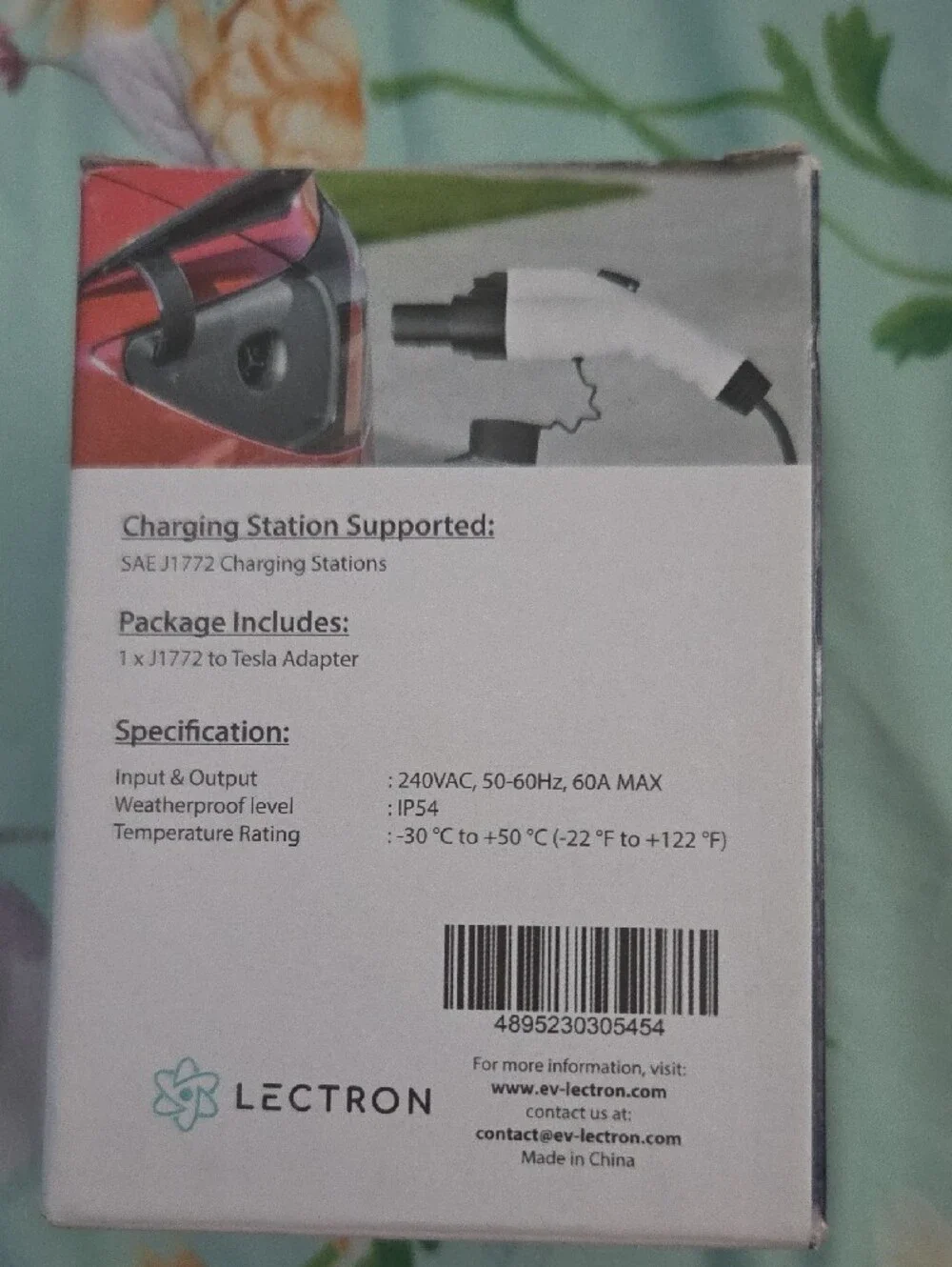 J1772 to Tesla Charging Adapter - Black